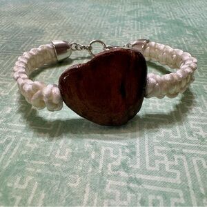HANDMADE PINE BRANCH BURL BRACELET